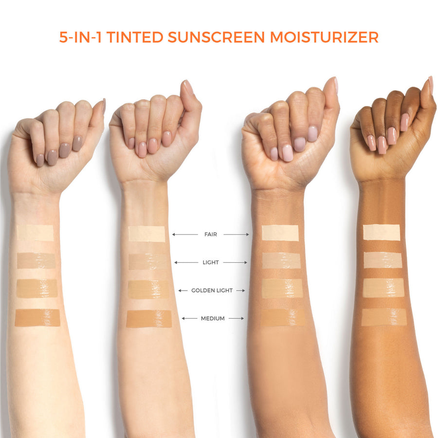 5-in-1 Tinted Sunscreen Moisturizer - Broad Spectrum SPF 30 - Fair