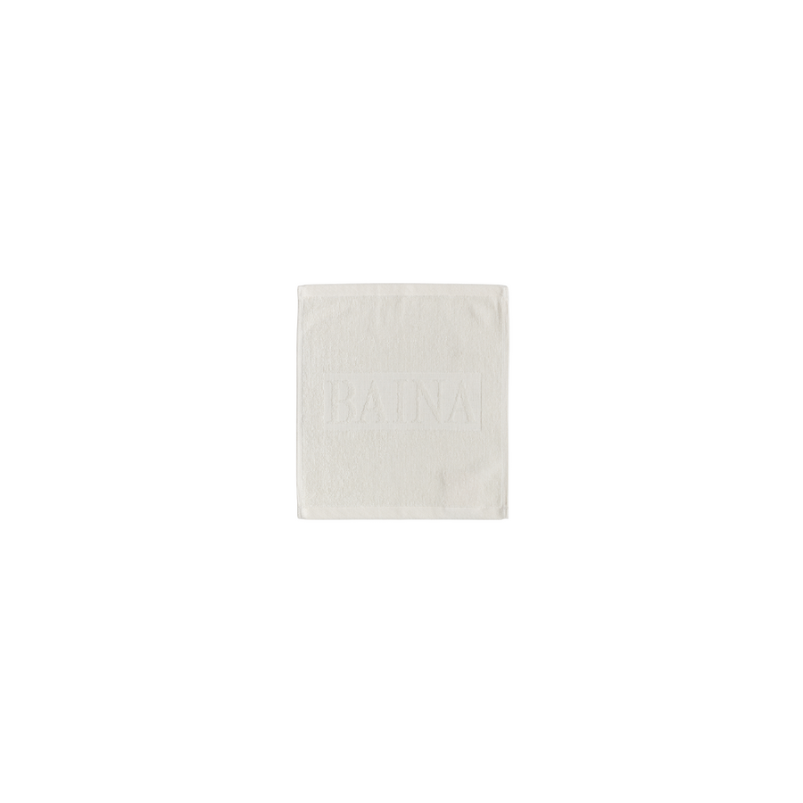 Organic Cotton Face Cloth - Agnes in Ivory
