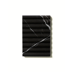 Black Marquina Marble Soap Dish