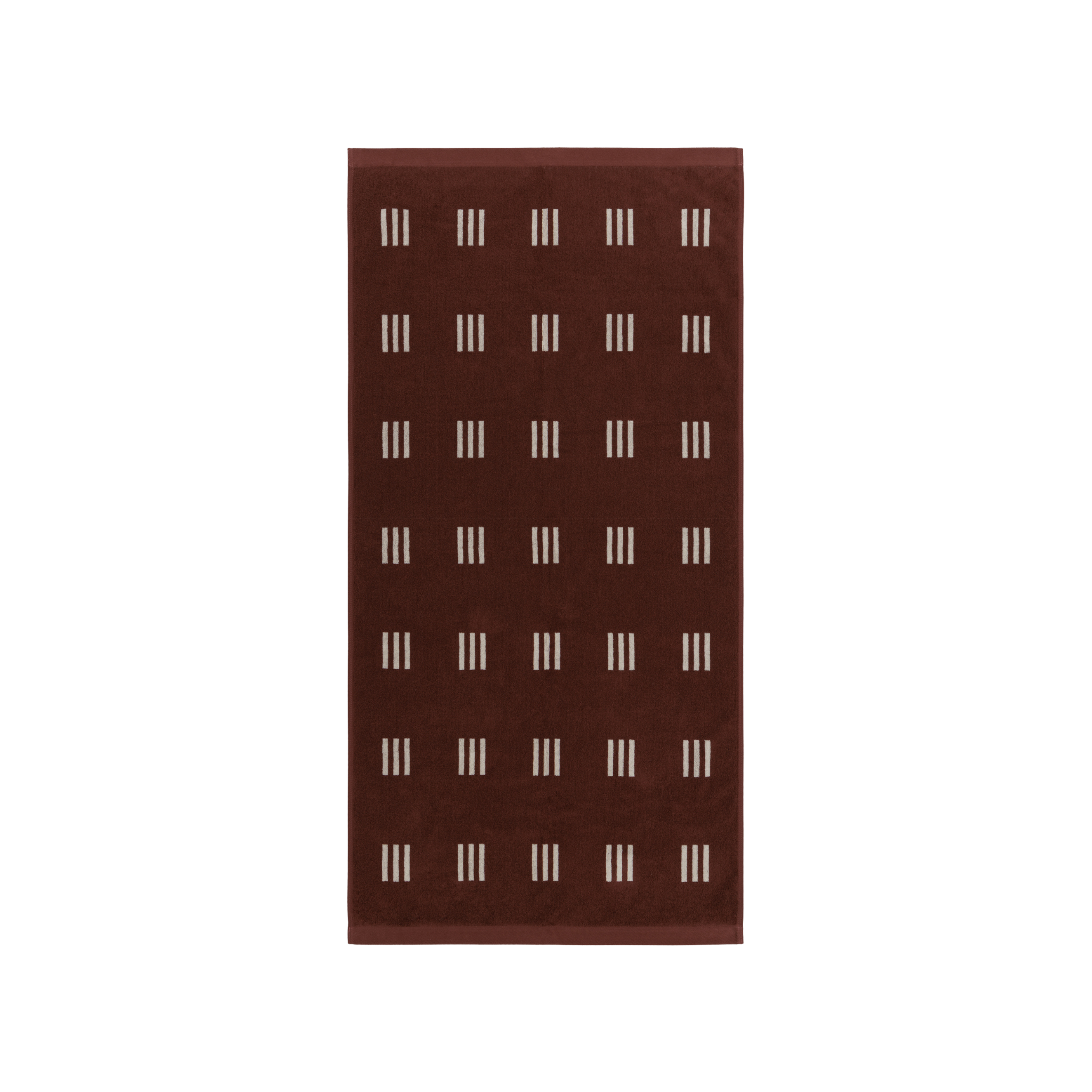 Claremont Bath Towel - Mudbrick & Crème