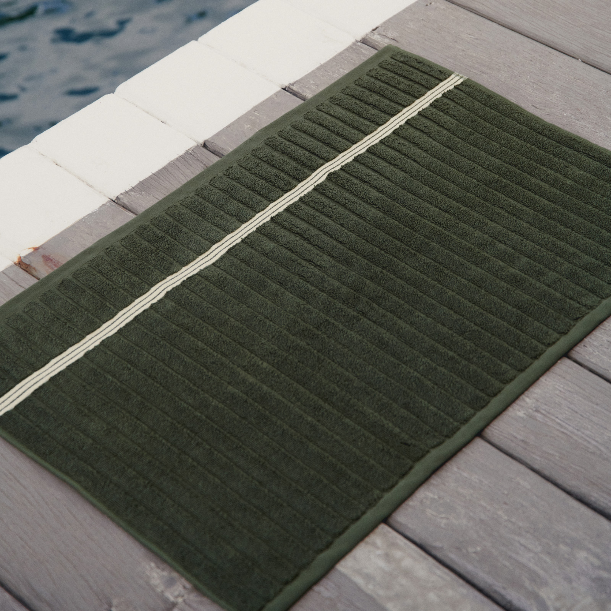 Olympic Bath Mat - Moss