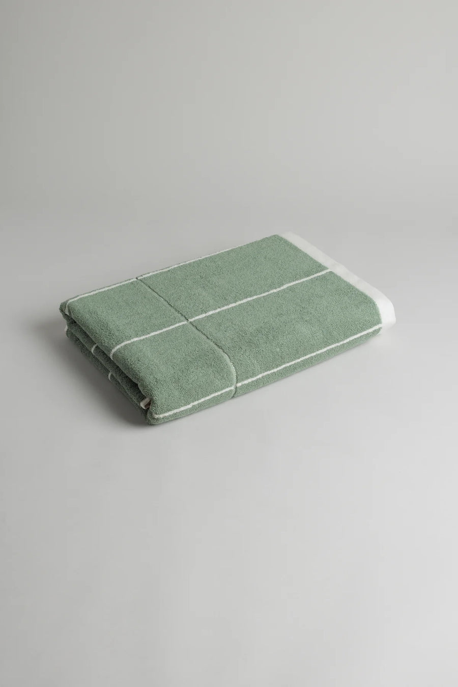 Organic Cotton Pool Towel - Miles in Sage + Chalk