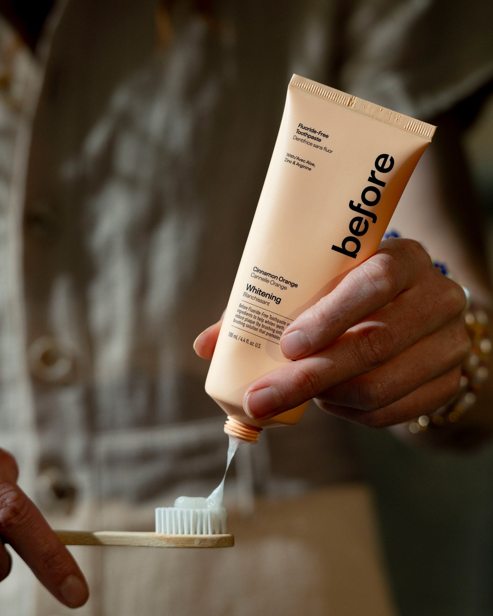 Cinnamon Orange Whitening Fluoride Free Toothpaste