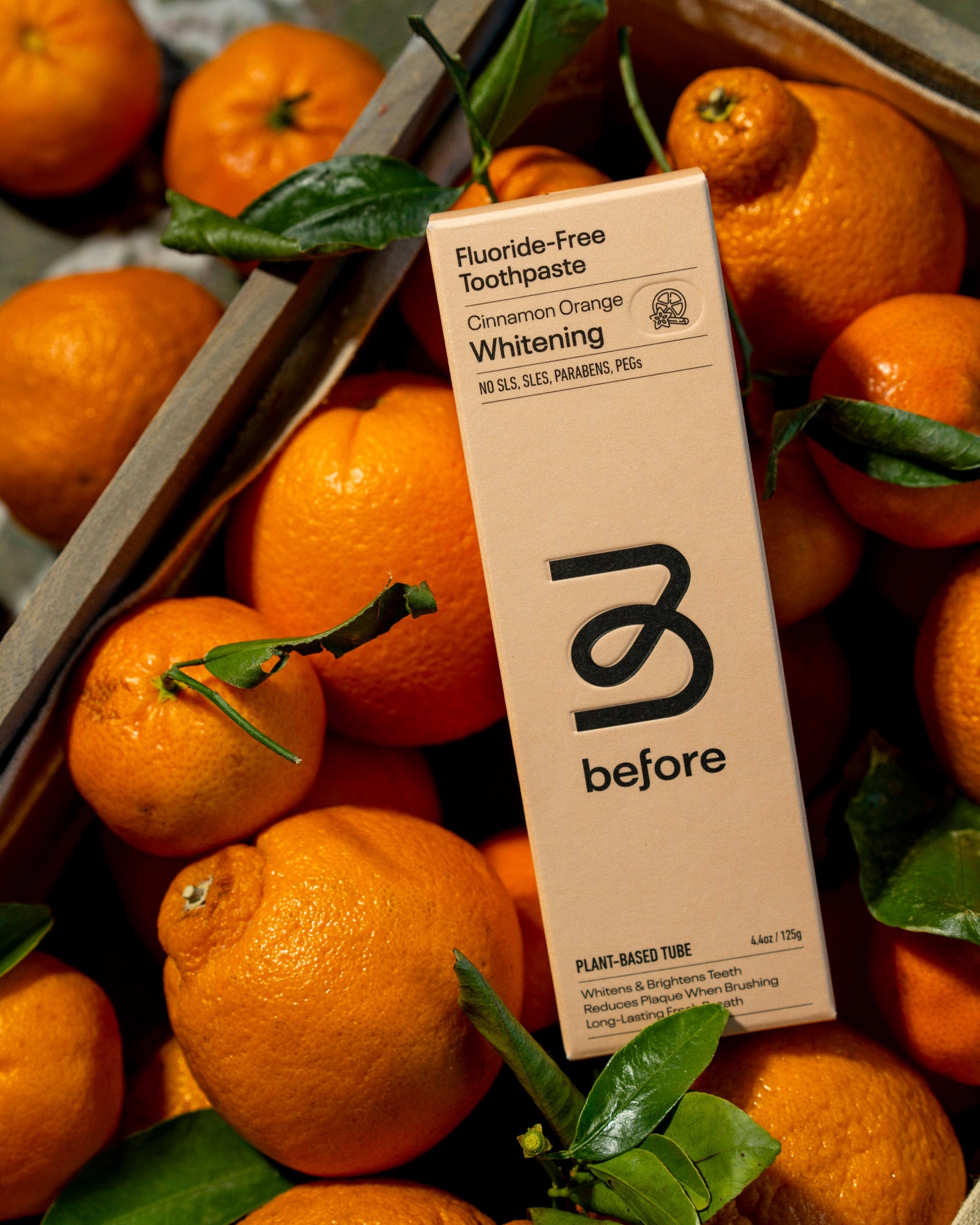 Cinnamon Orange Whitening Fluoride Free Toothpaste
