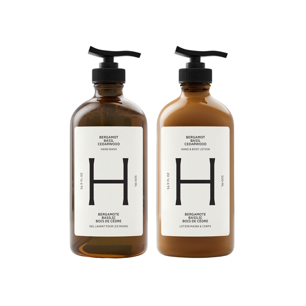 Bergamot, Basil, Cedarwood Hand Care Duo
