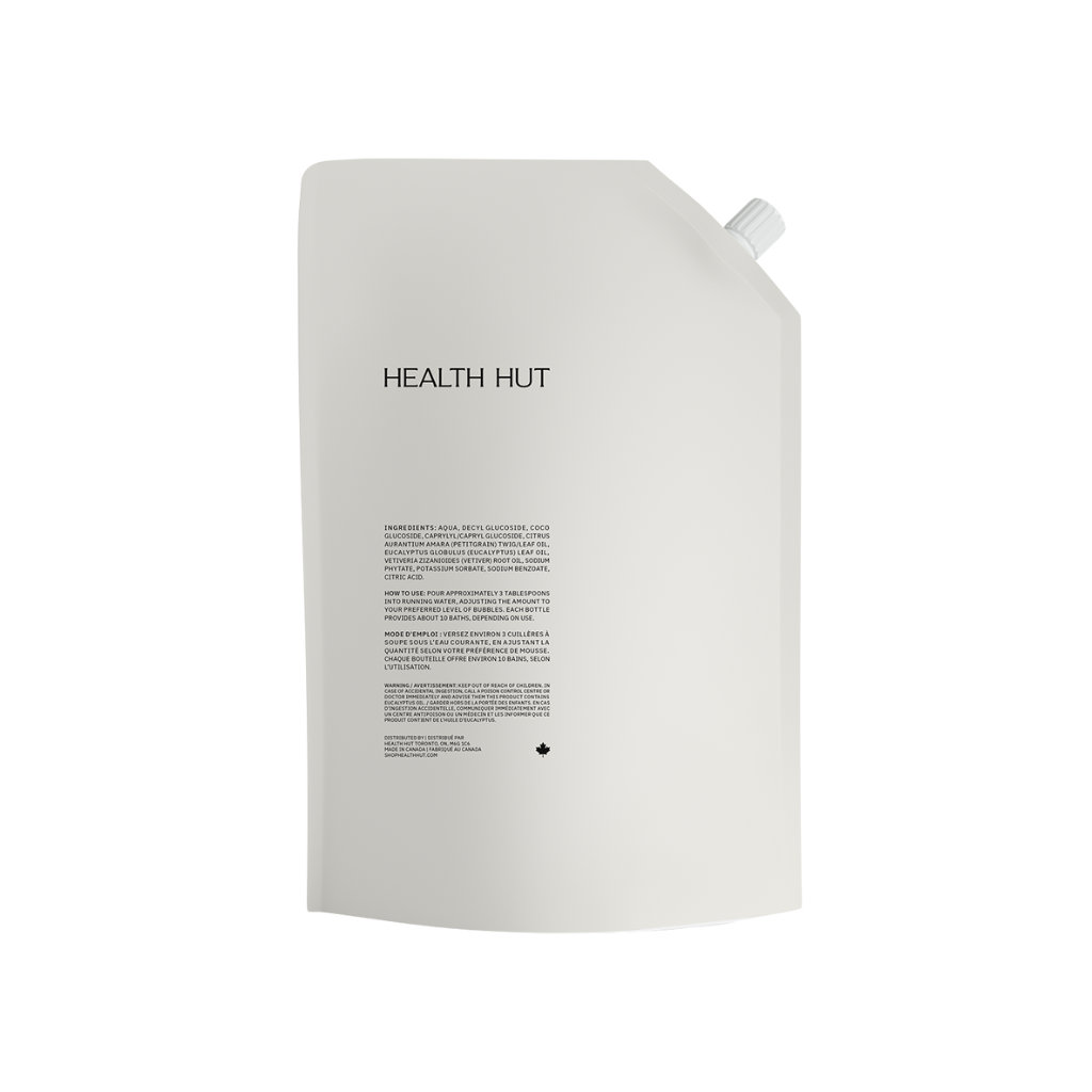 Bubble Bath Refill - Eucalyptus, Vetiver, Petitgrain