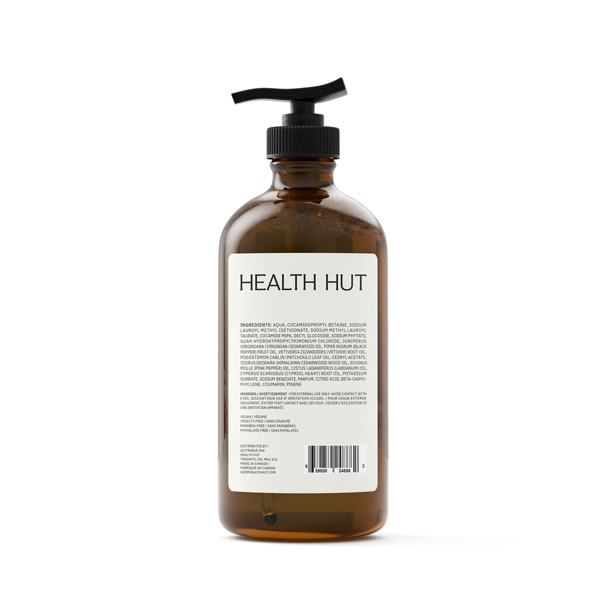 Cedarwood, Black Pepper, Labdanum Hand Wash
