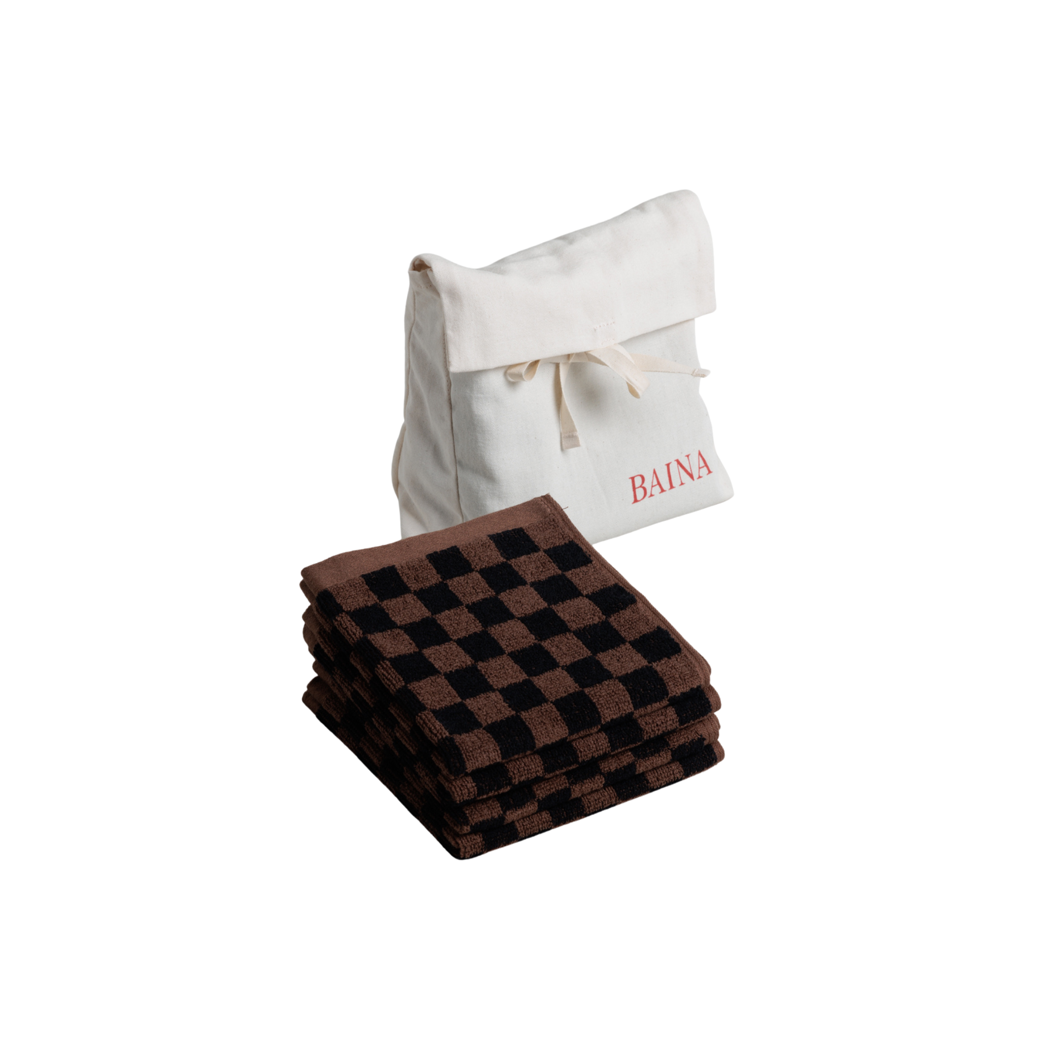 Limited Edition Face Cloth Gift Set 04 - Tabac + Noir