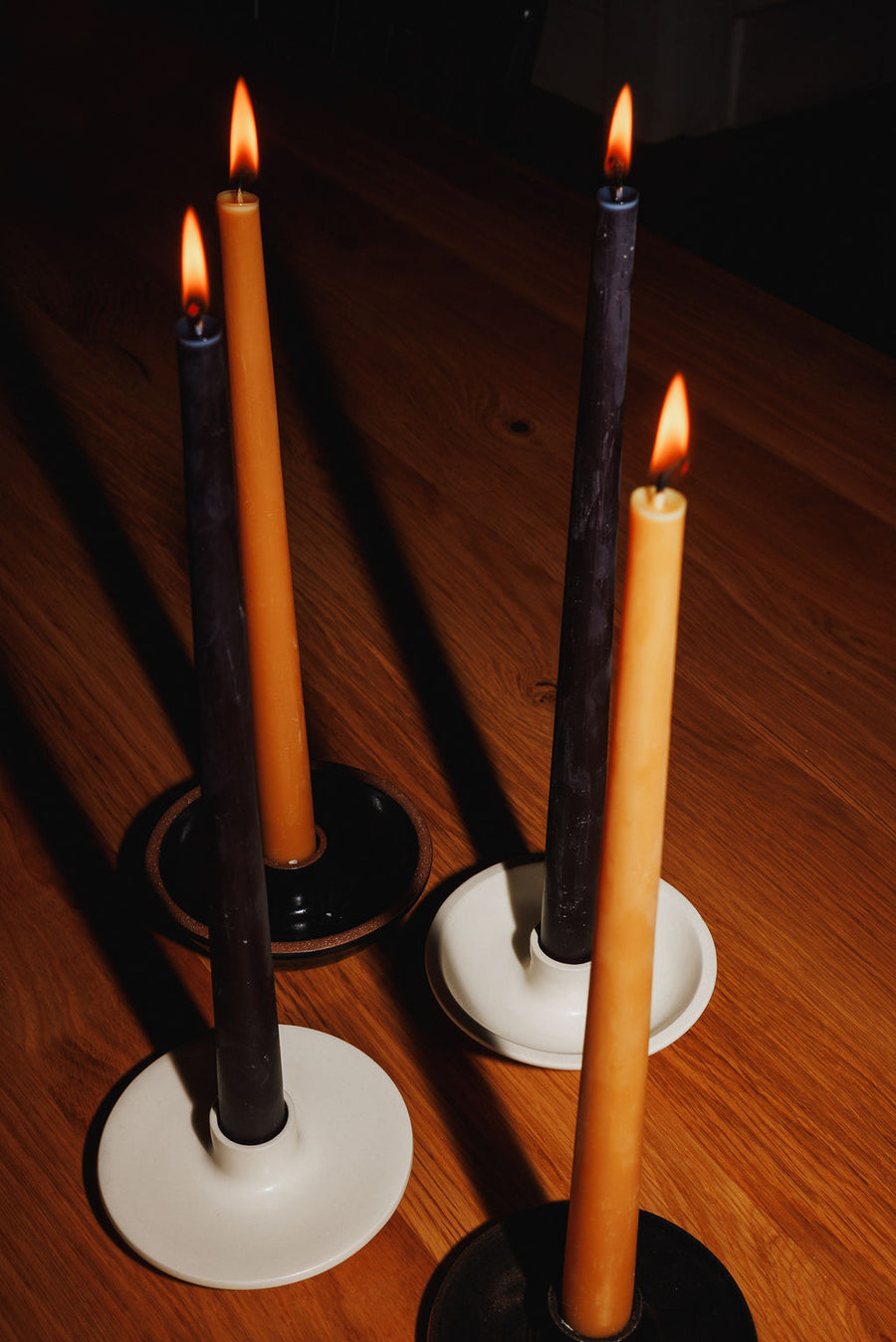 Candle Holder Plate - Black