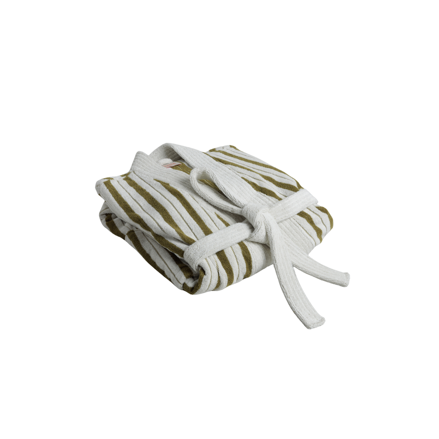 Heavyweight Bath Robe - Caper + Chalk