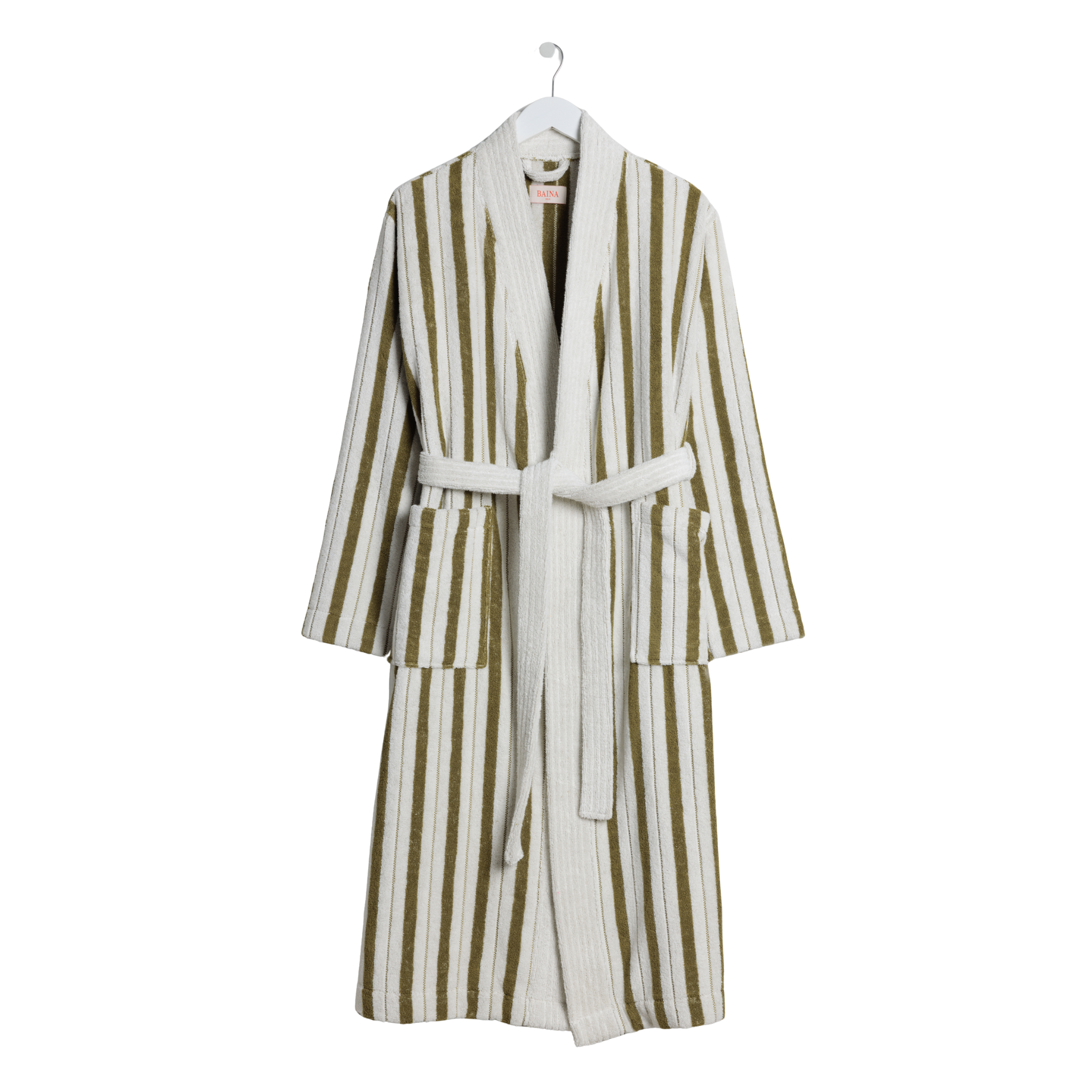 Heavyweight Bath Robe - Caper + Chalk