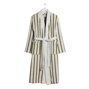Heavyweight Bath Robe - Caper + Chalk