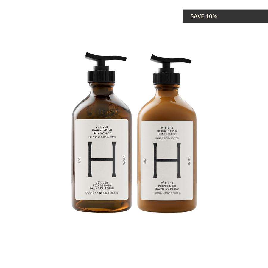 Vetiver, Black Pepper, Peru Balsam Bundle