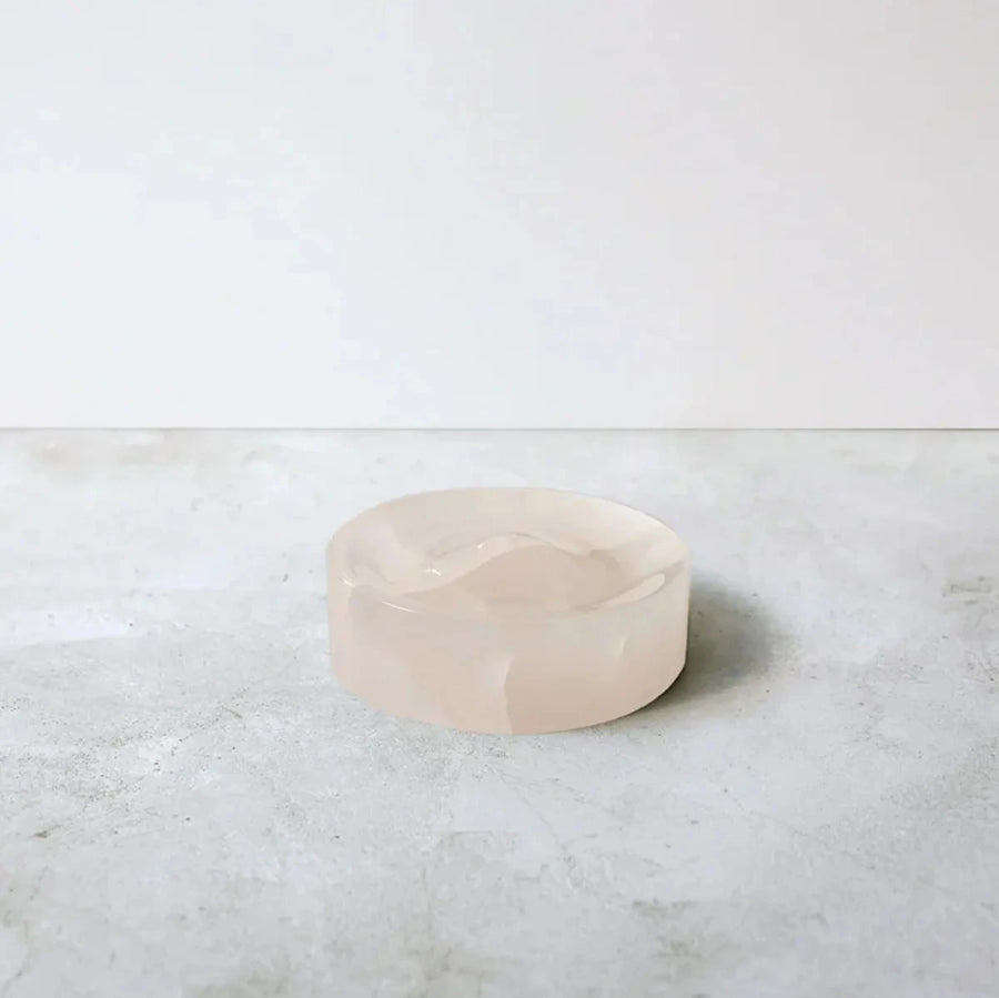 Marble Incense Holder - Pink Onyx